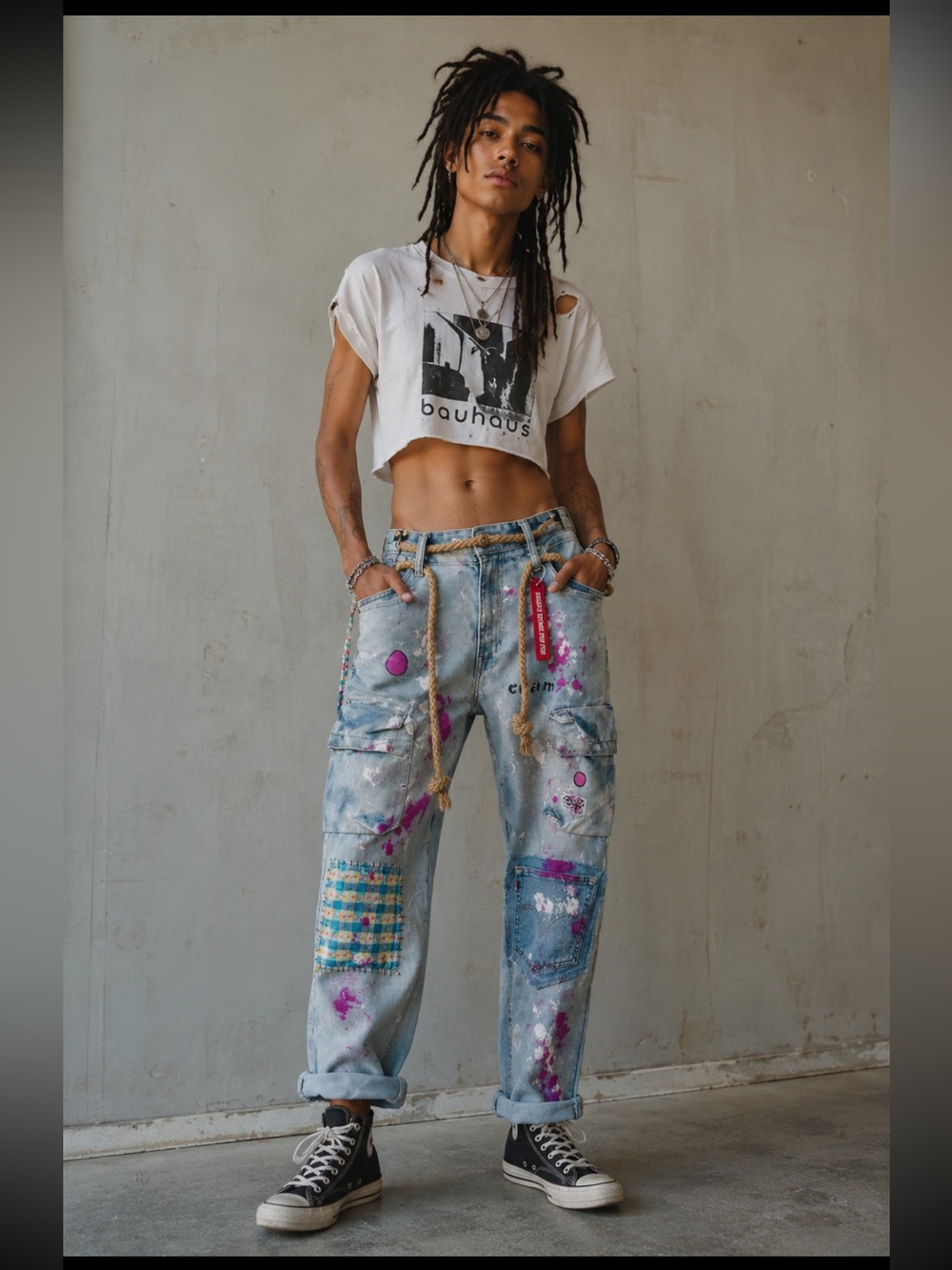 CRAM.x Ecko drop crotch jeans